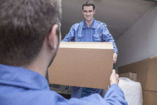 Furniture stored safely for a home move in Leavesgreen