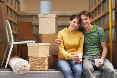 Secure storage unit used for removals and storage in Leavesgreen