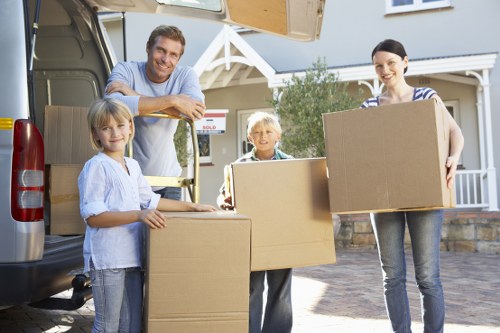 Leavesgreen van service for deliveries and property clearances