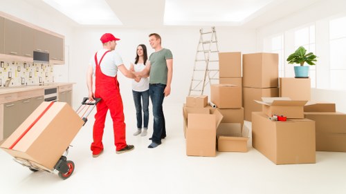 Secure storage unit features for short-term storage in Leavesgreen